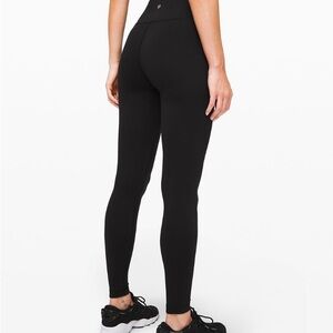 Lululemon Wonder Under Black Leggings 28”